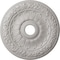 Ekena Millwork Swindon Ceiling Medallion (Fits Canopies up to 6 1/8"), 24"OD x 4"ID x 1 1/2"P, Ultra Pure White CM24SWUWF - alternate 1